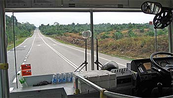 'On the Bus from Johor Bahru to Mersing' by Asienreisender